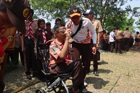ABK-5 Kwarcab Sidoarjo Wujudkan Inklusi Lewat Lomba ABK Berkarya di Bumi Perkemahan Tanjekwagir