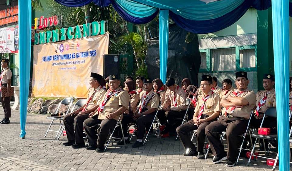 HP-64-Kwarran-Candi-tahun-2025-16 Momentum Kebangkitan Pramuka Candi Nyawiji, Kwarran Candi Selenggarakan Upacara Peringatan Hari Pramuka ke-64