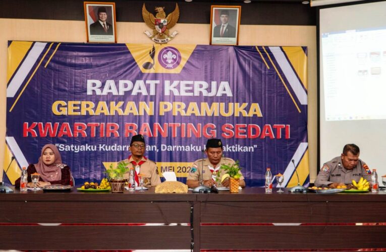 Peringanti Momentum Hardiknas, Kwarran Sedati Gelar Rapat Kerja